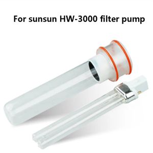 Shavers Sunsun HW3000 Pompe filtrante Couvercle de verre d'ampoule UV d'origine pour accessoires d'aquarium