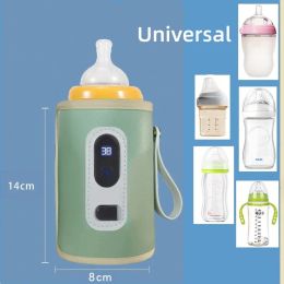 Shavers USB Milk Water Calentador Bolsador Aislante Botella de enfermería Calentador Safe Kids Suministros para accesorios para viajes al aire libre infantiles