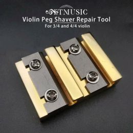 Shavers Violin Peg Shaver Herramienta de reparación de clavijas de violín Luthier para el mantenimiento de la herramienta de fabricación de violín 3/4 y 4/4