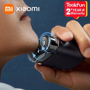 Shavers Xiaomi Mijia S600 elektrisch scheerapparaat draagbare IPX7 waterdichte mannen elektrisch scheermessen nat en droog scheermes keramische mes baardtrimmer