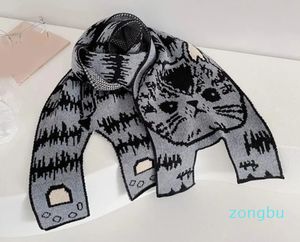 Sjaal Dierenprint Schattig Warm Winteraccessoires Dames Hijaabs Dameshoofdband