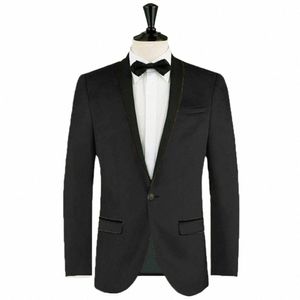 Châle Revers Vêtements d'hiver pour hommes One Butt Veet Veste Homme élégant Costume Blazer pour la fête de bal Nouveau dans le manteau masculin vêtements d'extérieur p19I #