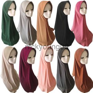 Châles Amira Eid Femmes Musulmanes Hijab Couleur Unie Foulard Arabe Islam Prière Turban Couverture Complète Foulard Foulards Châles Malaisie Écharpe x0711