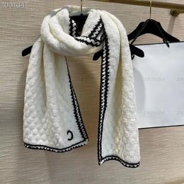 Chales moda lana blanca bufanda diseñadora de mujer de seda
