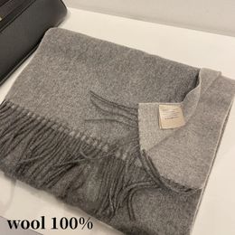 Châles de haute qualité en laine australienne 100%, couleur unie, écharpes pour femmes, automne et hiver, châle chaud en cachemire pour hommes, 231214