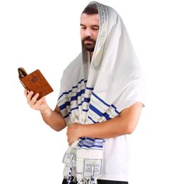 Châles messianiques Je Israël Tallit prière châle écharpes avec sac Talis cadeaux pour femmes dames hommes 180*50 cm 9 couleurs 231027