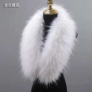 Châles châles de haute qualité collier de fourrure de fourrure femmes accessoires chauds hiver