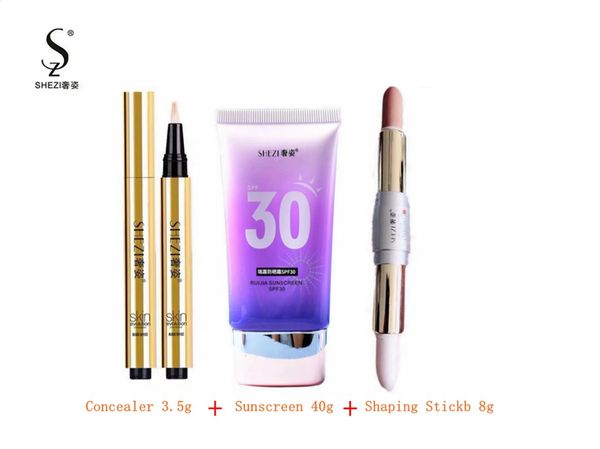 SHE ZI Foundation Liquid Dark Eye Circle Corrector Pen Spot Acné Cuidado de la piel perfecto Corrector de belleza 3,5 g 240129