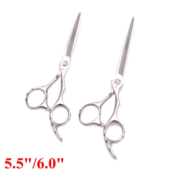 Ciscons 5,5 6,0 pouces Ciseaux de coupe Hair Steel japonais 440c Ciseaux de coiffure professionnelle Barber Hight Quality CishetS Set 9202 #