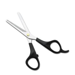 Shears 6,5 inch duurzame plastic handgreep roestvrijstalen dunner wordende shear professional haarschaar voor thuisgebruik