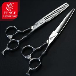 CHEARS FENICE VG10 6 pouces Ciseaux de cheveux Professional Set Barber Ciseaux Shears Set Hairdressing Cutting Ciseaux