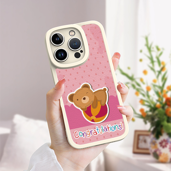 Sheepskin Rubber Shockproof Phone Case for iPhone(B5866)