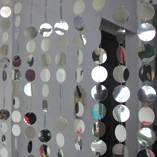 Rideaux transparents 30m PVC paillettes fournitures de mariage fête festive décoration rideau intérieur rideaux argent paillettes 230701