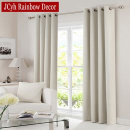 Pure gordijnen beige black -out cutains voor woonkamer slaapkamer moderne lange hal raam keukendeur ocultant 85% schaduw 230412