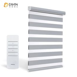 Vitrages DIHIN HOME Op maat gemaakte Zebra-jaloezieën voor Windows Roller Light Filterer Blackout Window Shades op maat gesneden 231010