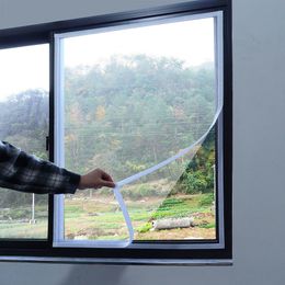 Transparante gordijnen DTGJ Insectenklamboes Vensterscherm Mesh Aangepast formaat Tule Onzichtbaar Wit Glasvezel Zomer tegen muggen en vliegen 230625