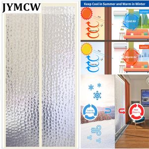 Cortinas transparentes Cortina de puerta con aislamiento térmico magnético a prueba de mosquitos y silenciosa. Para aire acondicionado calefacción habitación cocina familiar 231018