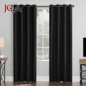 Pure gordijnen modern black -out venster voor woonkamer slaapkamer gordijn hoge schaduw dikke blinden gordijnen deur zwart uit maat 230812