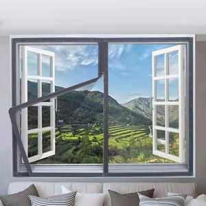 Rideaux transparents Maille de fenêtre multi-taille avec fermeture à glissière adhésive moustiquaire noire pour fenêtres peut être personnalisée gratuitement 230412