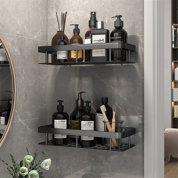 Shees Bathroom Nodrill Corner Shelf Shower Storage Rack de porte-toilettes ACCESSOIRES ORGANISATIONS DE Toilette 230131