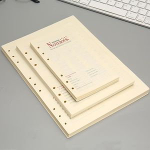 Sheets A5 A6 B5 Loose Leaf Notebook Refill Spiral Binder Inner Page 6/9 Gaten in Paper School Office Supplies briefpapier