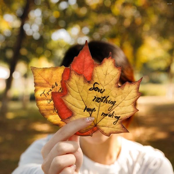 Feuilles d'automne, série de lettres de fleurs, matériel végétal Vintage, papier créatif, bricolage, papeterie de décoration pour Journal indésirable, Collage