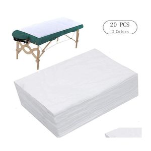 Platen sets 10/20 pc's spa bed wegwerp mas tafel plaat waterdichte er nonwoven stof 180 x 80 cm drop levering home tuin texti dh4gp