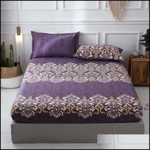 Lakens sets beddengoed levert thuis textiel tuin winte pluche geactiveerd geverfd bedrukt bed hoesje 100% katoen comfortabele gestreepte beding que