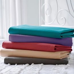 Juegos de sábanas PHF cama de algodón de bambú sábana plana Queen King colcha suave transpirable ropa de cama decorativa para el hogar Textile2030