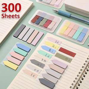 Bladen Stationery Bookmark Planner Stickers Zelfklevend Memo Pad voor pagina Markers Papervlaggen Tabs Office School