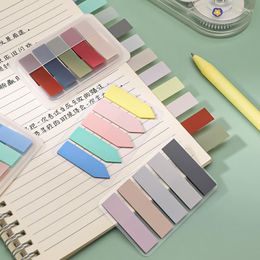 Sheets Sticky Notes Index vlaggen Nieuwheid Candy Kleur Memo Pad Tab Strip Key Points Label Bookmark Office Supplies briefpapier