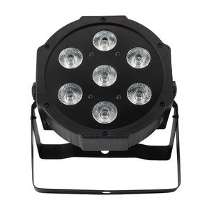 Shehds a mené 7x18W RGBWA + UV PAR LUMIÈRE AVEC DMX512 IN / OUT et POWER IN OUT 6IN1 STACE LIGHT EFFET pour Wash Effect DJ Disco LL