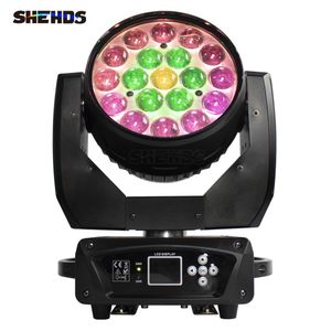 19x15W RGBW LED Zoom Moving Head Light for Disco KTV Party DJ Equipment