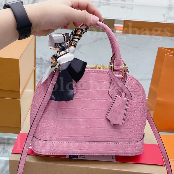 Bolso de concha Bolsos de hombro de moda para mujer Bolso de diseñador de dama Bolso cruzado Estilo clásico Totes Monedero de compras Titular de la tarjeta 7 colores