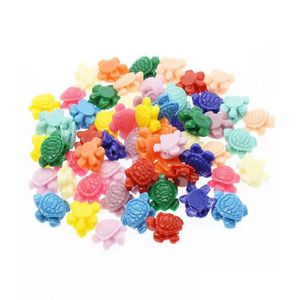 Coquillage Os Corail 100 Pcs Mélanger Couleur Sculpture Petite Tortue De Mer Perles 12 Mm Lâche Petite Tortue Bricolage Fabrication De Bijoux Accessoires9797591 Dh9Xc