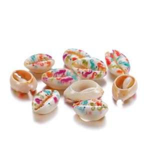 Shell Bone Coral Fashion Painted Natural Sea Shells Conch Beads Voor Sandy Beach Sieraden Maken Diy Ketting Armband Accessoires 1 Dhjze