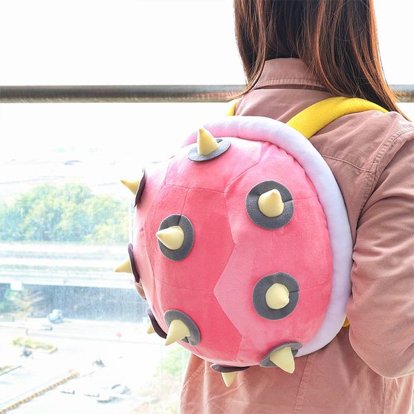 Mochila linda para niños con forma de concha, mochila con muñeco de concha para bebé Koopa, mochilas divertidas con forma de tortuga