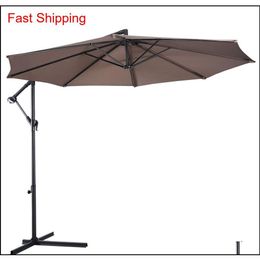 shelter inc 10' Ft Hangende Paraplu Patio Zonnescherm Offset Buitenmarkt W Cr JnC bdenet199S