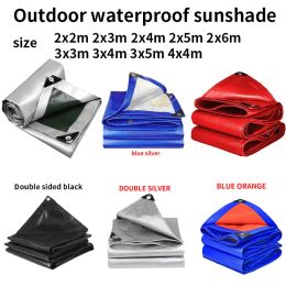 Schuilplaatsen 0,32 mm PE Tarpaulin Regendichte doek Outdoor Tuinplant Shed Boat Car Truck Canopys Waterdedelijk Sail Pet Dog House Cover