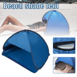 Shelters Beach Tente Sun Portable Tent Tente abri au vent Automatique légère automatique Mini Head Pop Up Tents Summer Outdoor UV Protect