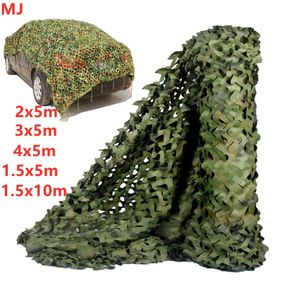 Abris MJ Woodland Renforcé Filet De Camouflage Militaire Chasse Jungle Pour Pergola Gazebo Maille Cacher Jardin Ombre Auvent Extérieur Couverture