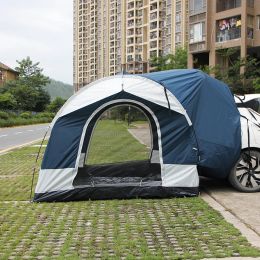 Refugios para acampar al aire libre, tiendas de campaña para senderismo, sendero para coche, tienda para maletero trasero, parasol para 4 personas, tienda impermeable, viaje por carretera para toldo de vehículo