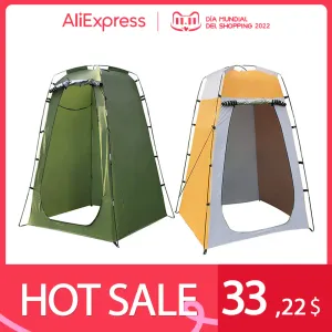 Schuilplaatsen buiten douche badbad camping privacy toilet tent draagbare kleedkamer fitsperson zonnescherming snel gebouwd