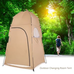 Abris portables de douche extérieure baignoire à changement de salle d'ajustement de camping tente de camping refuge plage intimité tente de toilette pour extérieur