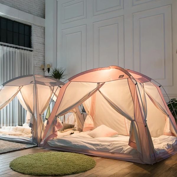 Abri de tente lit automatique pour adultes intérieurs