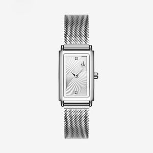 SHENGKE Femmes Montres Mode Genève Designer Dames Montre Quartz Or Montre-Bracelet Style Simple 001 Cadeaux D'anniversaire De Noël pour Femmes