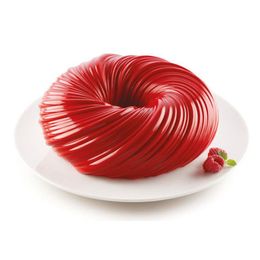 SHENHONG nouveau Moule à gâteau tourbillon rond pour la cuisson incroyable Dessert Art Mousse Silicone 3D Moule Silikonowe Moule à pâtisserie 2010232566