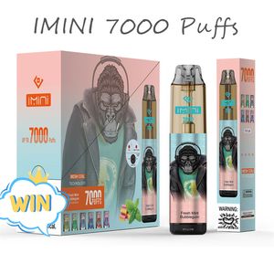 Shenzhen E Cigs imini 7000 Puffs 6 RVB Light Disposable Vape Pen Device Sigaratte Elettronica Puff 9k Vape 9000 Tornado Vape 7000 8000 Puffs 9000 USA UK EU Market