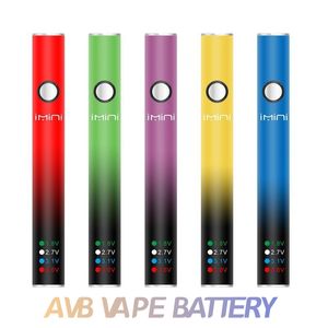 OEM atacado barato Vape Imini AVB bateria de tensão variável 510 carrinhos 380mAh baterias pré-aquecidas caneta Vape para cartuchos de vapor em caixa de exibição direto da fábrica Japão EUA