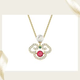 Shi Hualuo, un lusso di nicchia, collana Jinyun Ruyi, catena della clavicola, regalo di compleanno femminile, amante, moglie, fidanzata, gioielli di compleanno